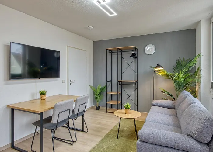 Lägenhet Larooms - Ws02 - Voll Ausgestattetes Studioapartment - Waschmaschine - Parkplatz - 5 Min Bis Leuna