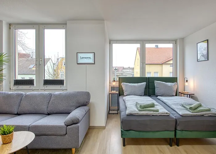 Larooms - Ws02 - Voll Ausgestattetes Studioapartment - Waschmaschine - Parkplatz - 5 Min Bis Leuna Lägenhet Merseburg