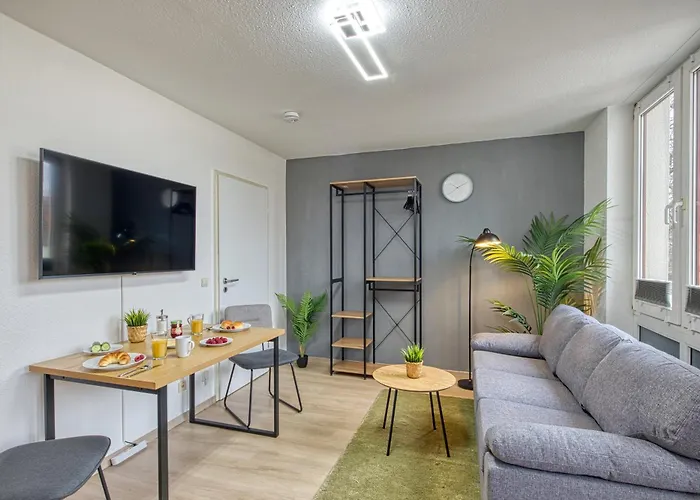 Lägenhet Larooms - Ws02 - Voll Ausgestattetes Studioapartment - Waschmaschine - Parkplatz - 5 Min Bis Leuna Merseburg