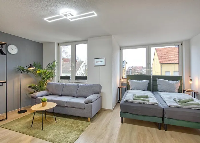 Larooms - Ws02 - Voll Ausgestattetes Studioapartment - Waschmaschine - Parkplatz - 5 Min Bis Leuna *