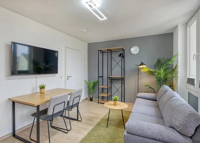 Larooms - Ws02 - Voll Ausgestattetes Studioapartment - Waschmaschine - Parkplatz - 5 Min Bis Leuna *